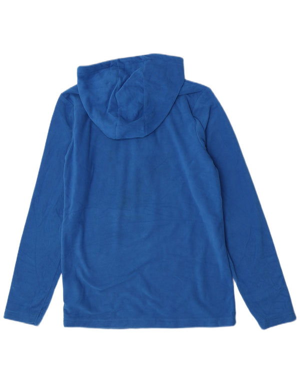 Mountain Warehouse Pull à capuche polaire pour garçon 12-13 ans Bleu Polyester
