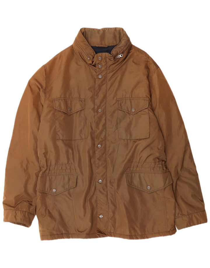 GANT Veste utilitaire à capuche pour homme UK 42 XL Marron Nylon Classique
