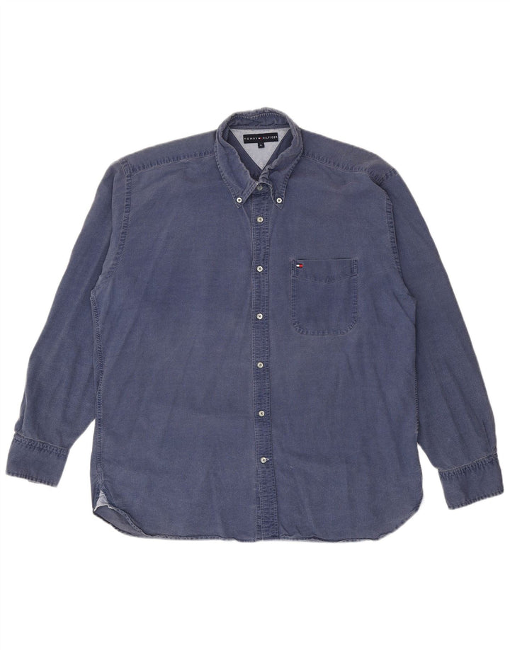 Tommy Hilfiger Chemise Homme XL Bleu Coton