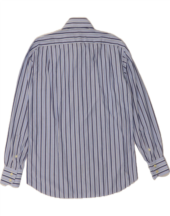 BROOKSFIELD Mens Shirt Size 39 Medium Blue Striped Cotton Vintage Brooksfield and Second-Hand Brooksfield from Messina Hembry 