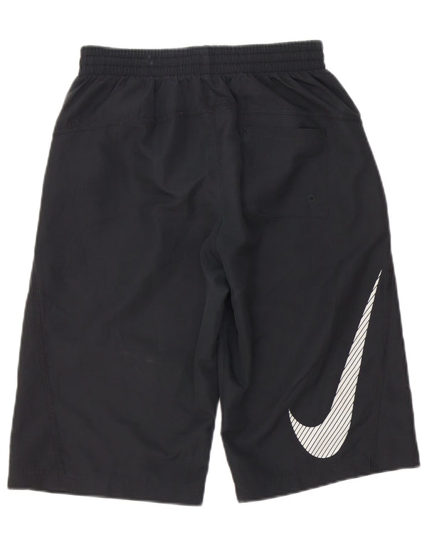 Nike Short de sport graphique pour garçon 12-13 ans Noir Taille L