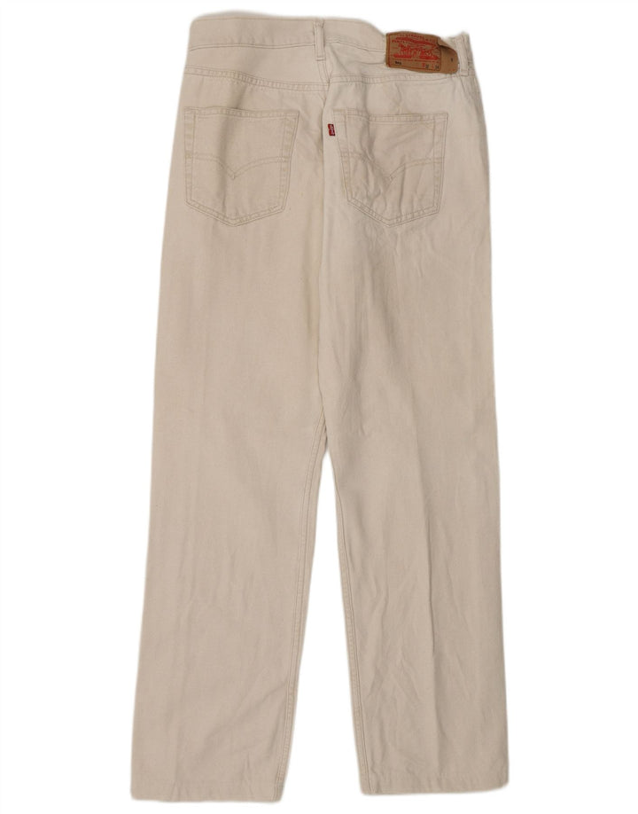 LEVI'S Pantalon Casual Droit 501 Homme W32 L30 Blanc