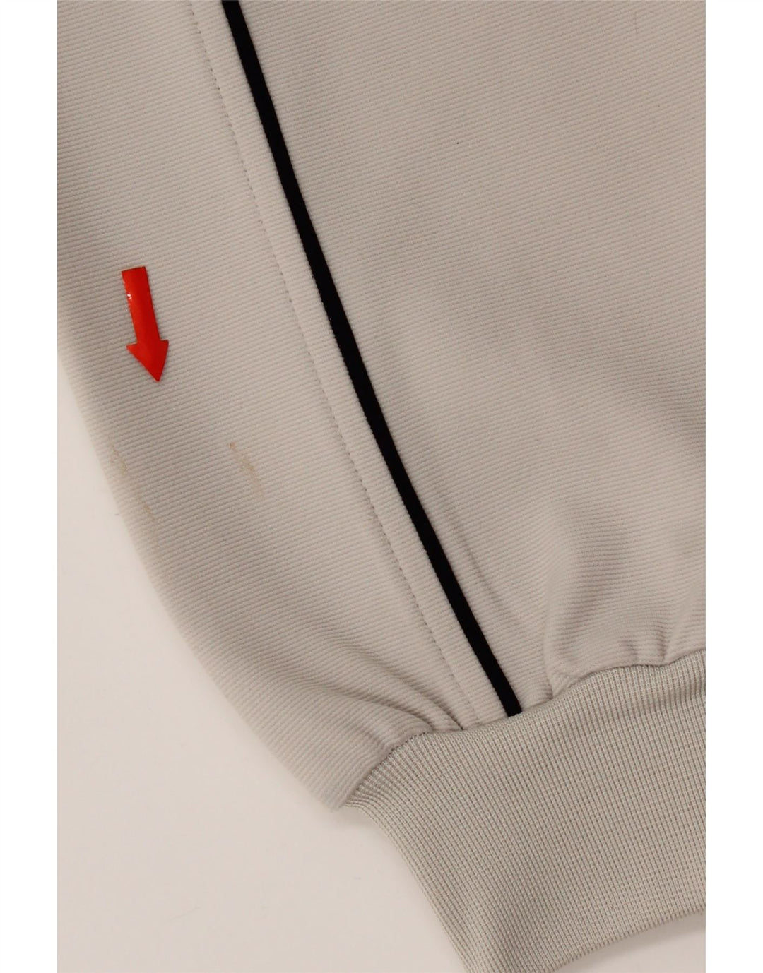 Kappa Veste de survêtement pour homme Taille L Gris Colorblock Polyester