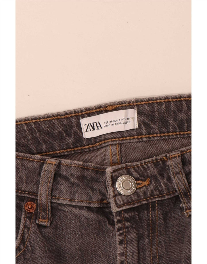 Zara Jean droit femme EU 40 Medium W30 L29 Gris