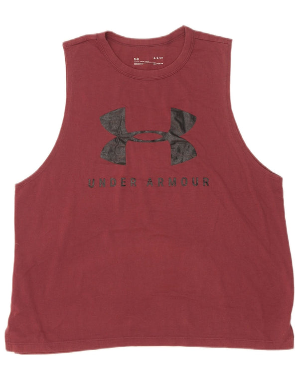 Under Armour Heat Gear Graphic Débardeur Large Homme Bordeaux