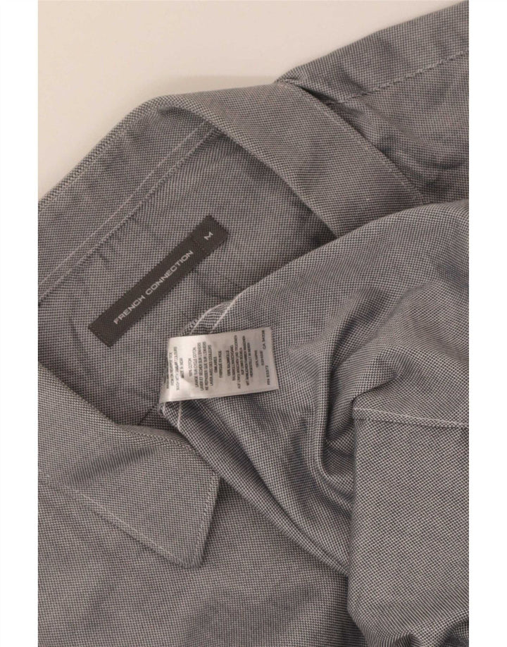 French Connection Chemise Homme Gris Moyen Coton