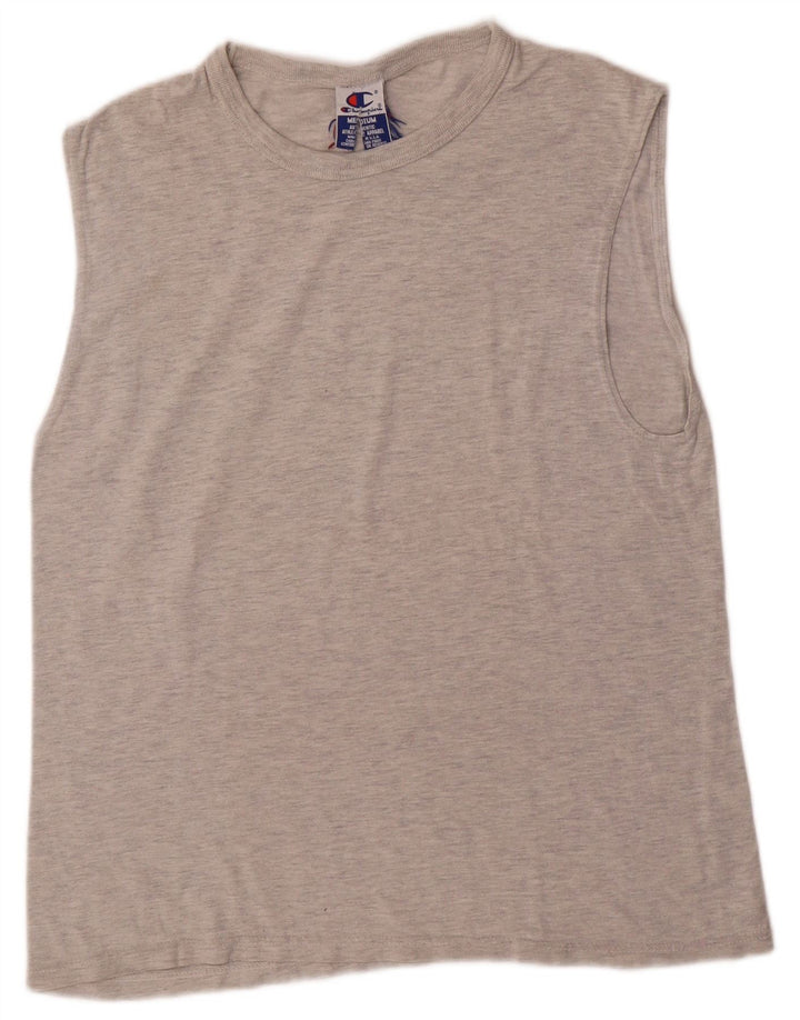 Champion Débardeur Homme Gris Moyen Coton