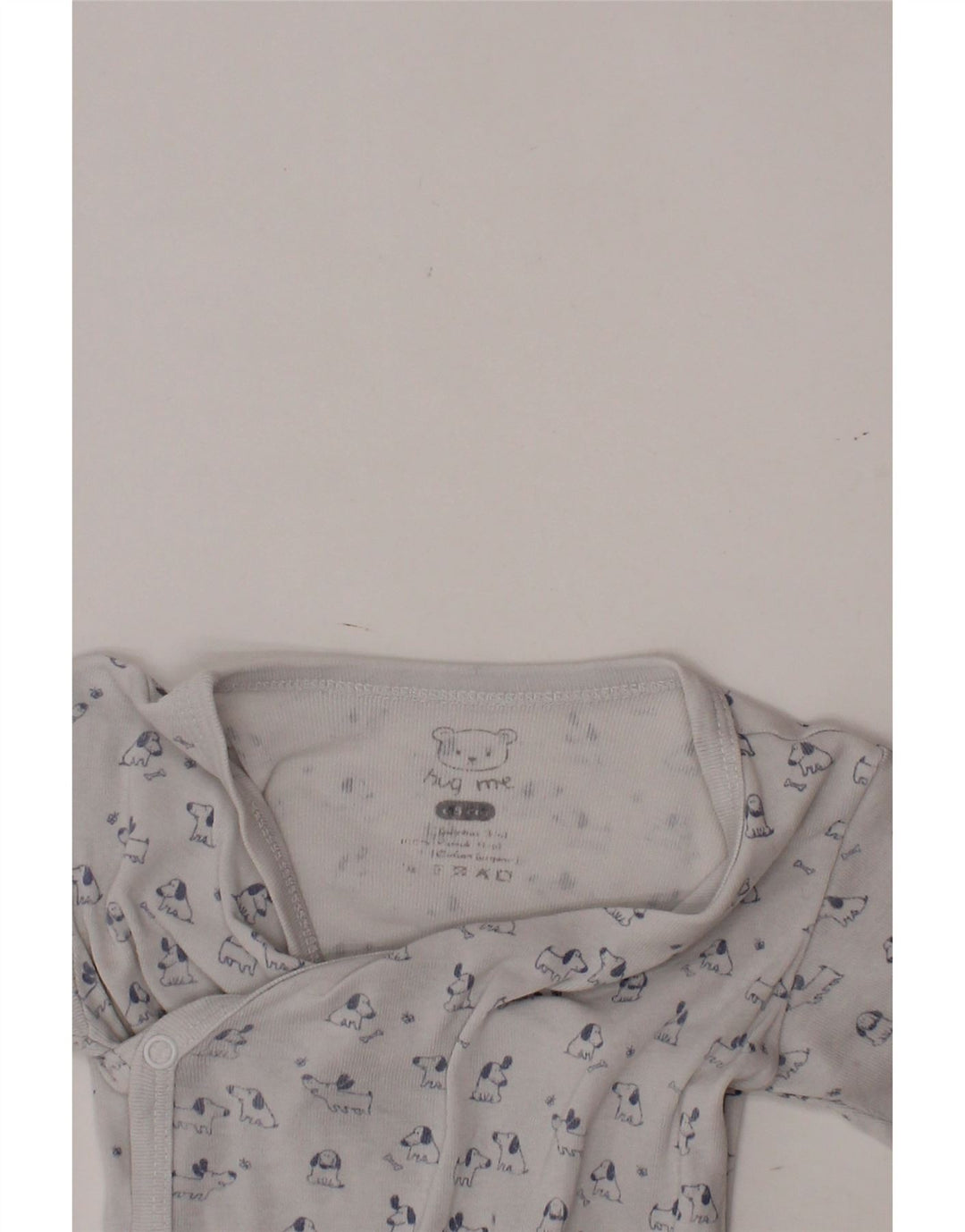 VINTAGE Body graphique bébé garçon 0-3 mois blanc