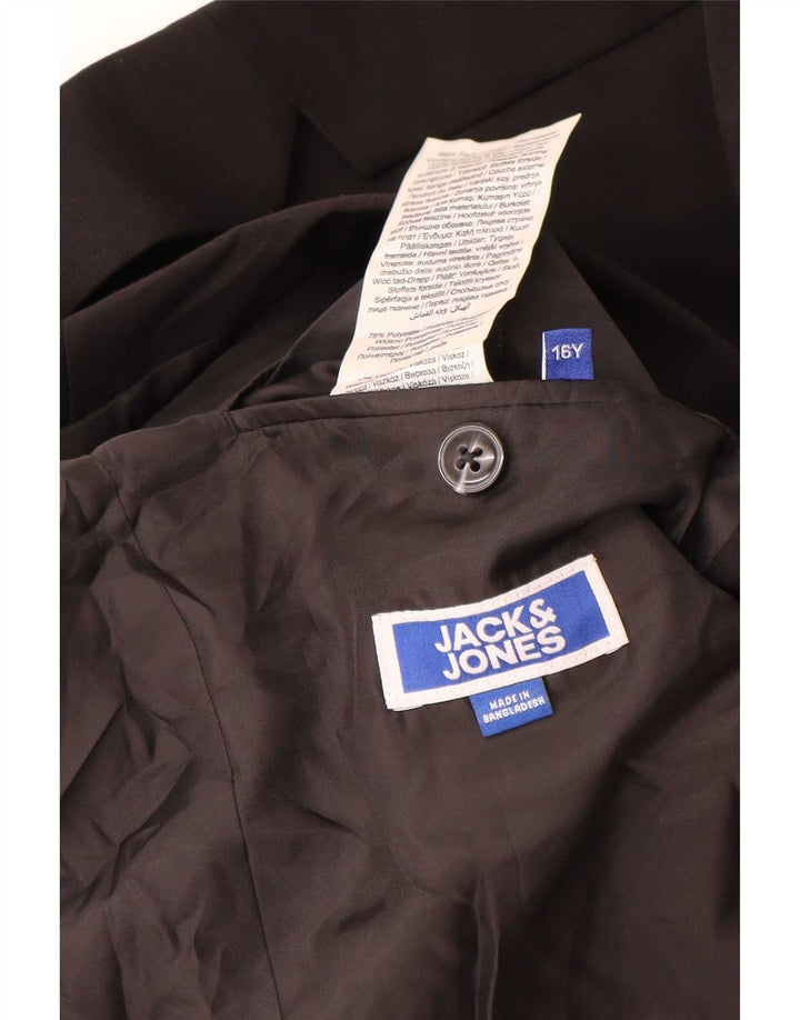 Jack & Jones Veste Blazer 2 Boutons Garçon 15-16 ans Noir Polyester
