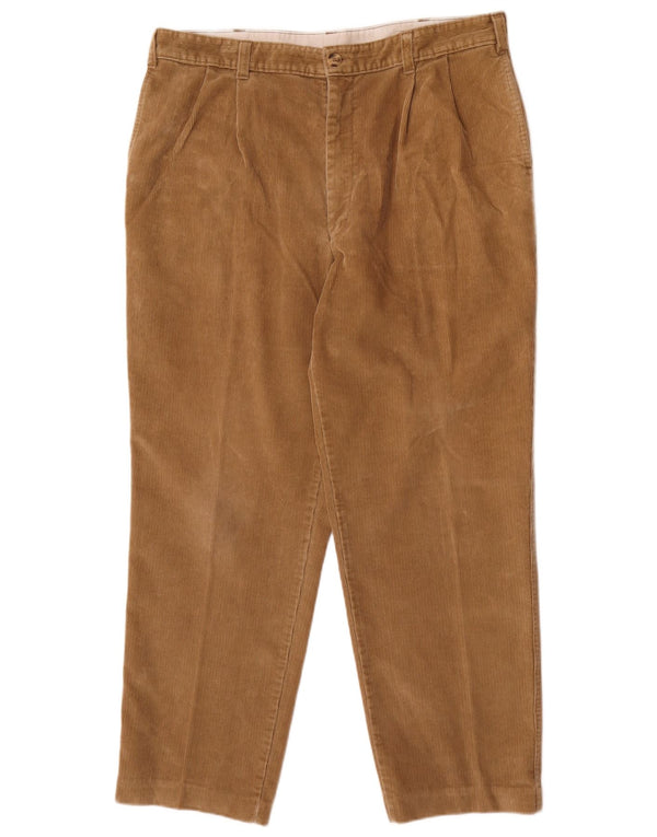 Marks & Spencer Pantalon en velours côtelé pour homme W38 L29 Coton marron