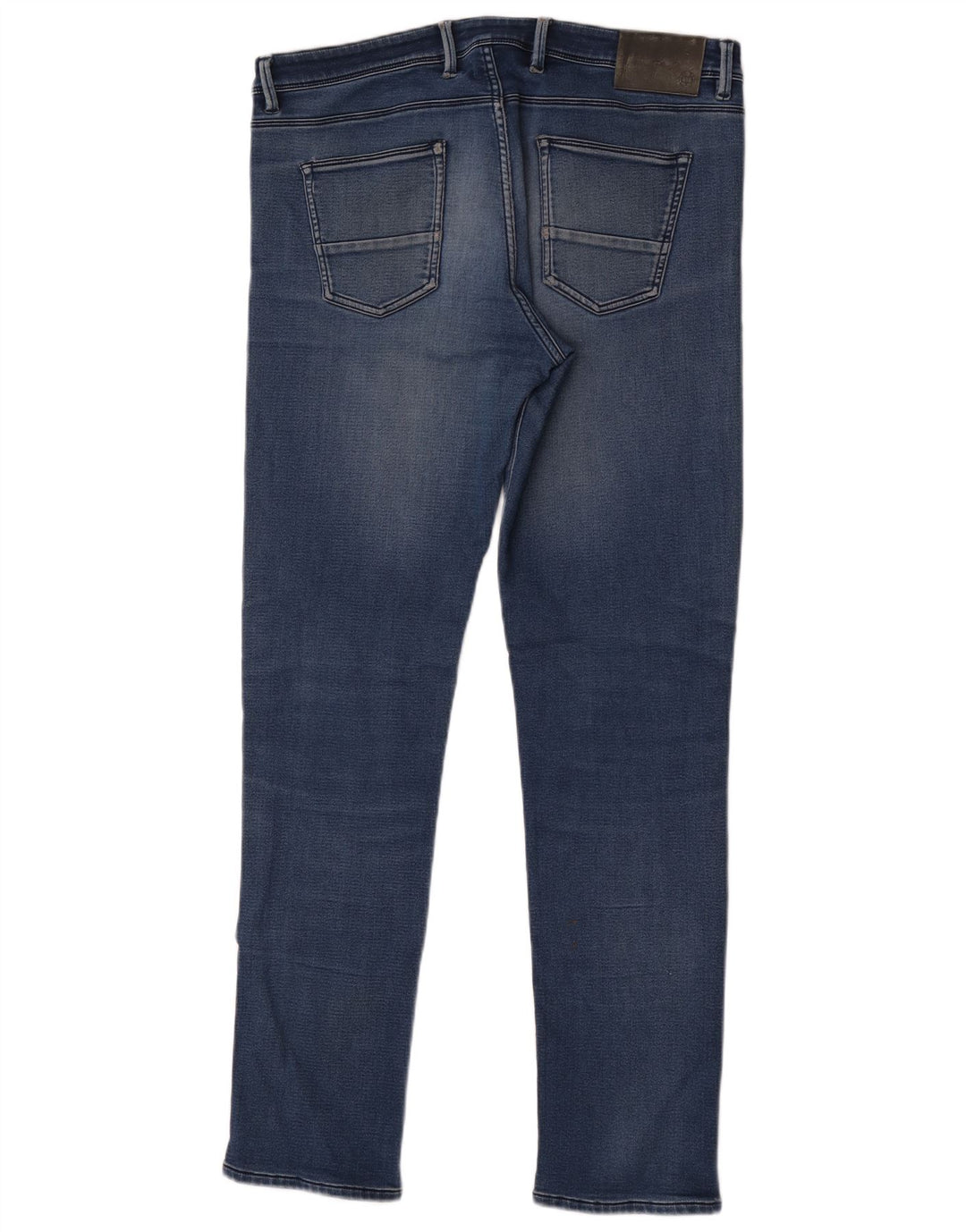 Massimo Dutti Jean slim pour homme EU 44 Large W34 L32 Bleu