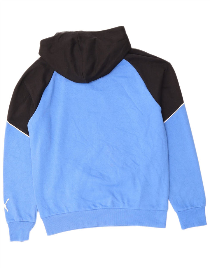 PUMA Sweat à Capuche Graphique Homme Petit Bleu Colorblock