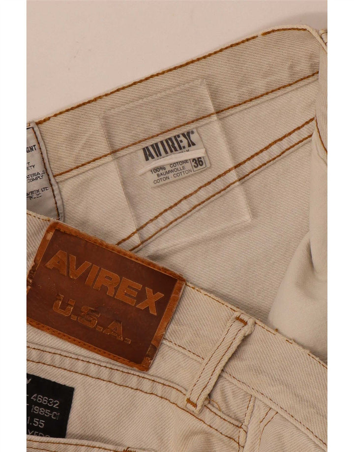 Avirex Jean droit homme W36 L30 coton beige