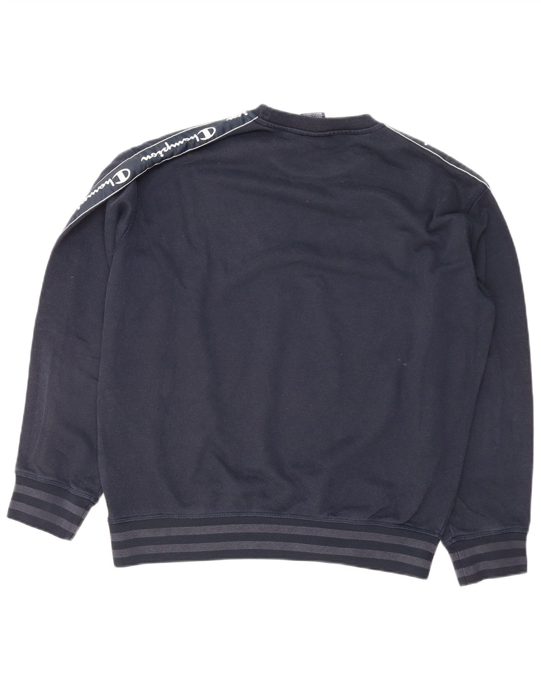 Champion Sweat-Shirt Graphique Homme Bleu Marine Moyen Coton