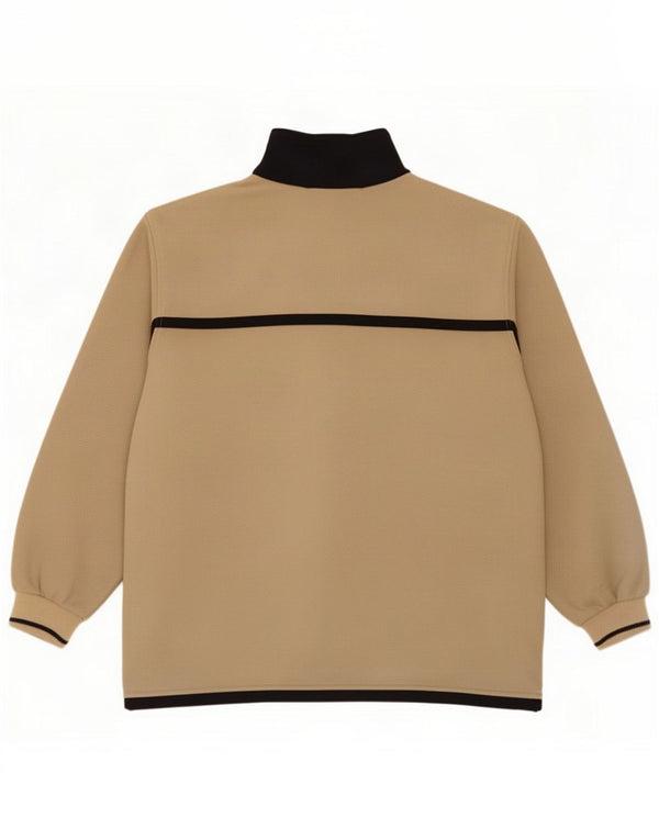 Veste de survêtement pour femme Lotto UK 14 Large Beige Colourblock Polyester