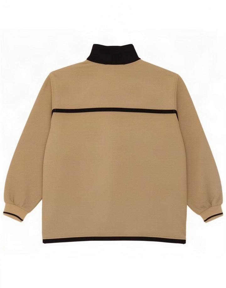 Veste de survêtement pour femme Lotto UK 14 Large Beige Colourblock Polyester