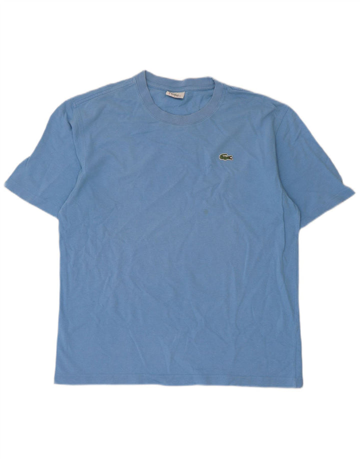 Lacoste T-Shirt Homme Top Taille 4 Coton Bleu Moyen