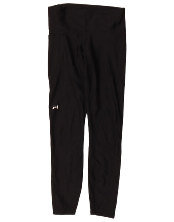 Under Armour Leggings Femme UK 12 Medium Noir Sports
