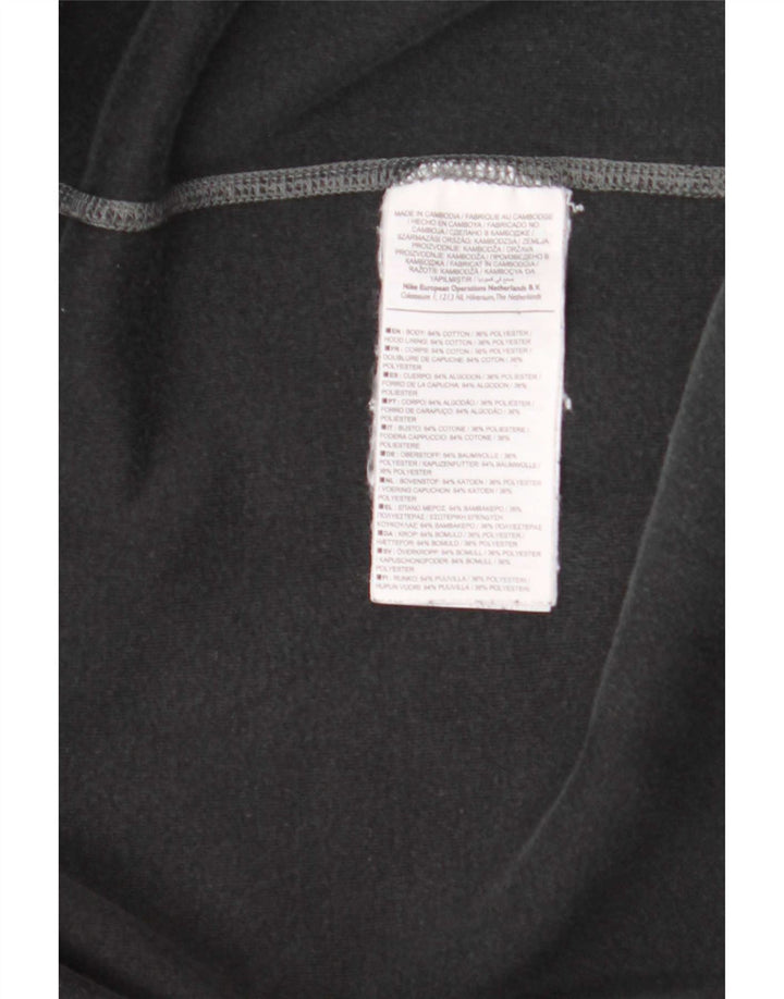Nike Pull à capuche zippé pour homme Grand coton moucheté gris