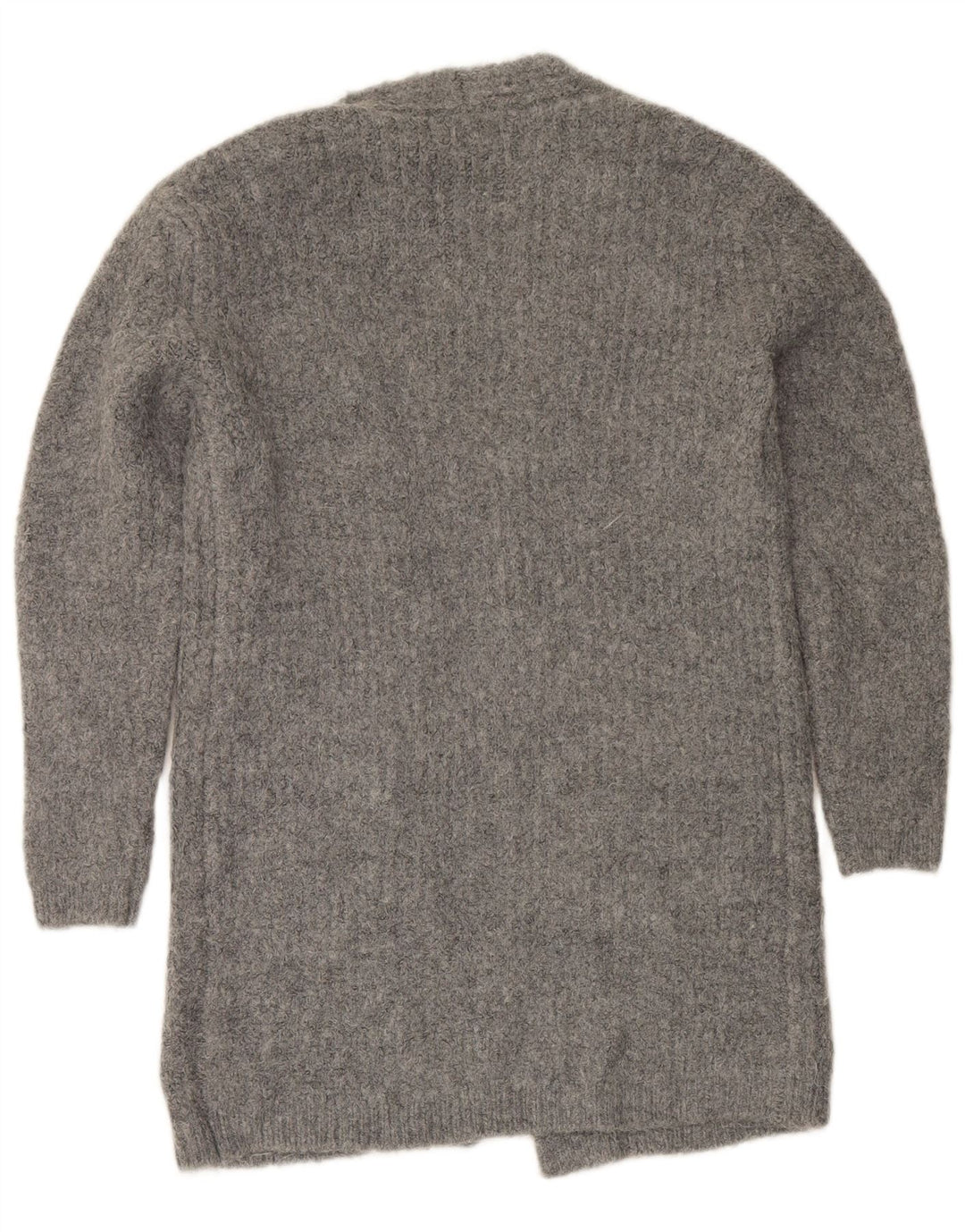 Marks & Spencer Pull cardigan ouvert long pour femme UK 10 Small Gris