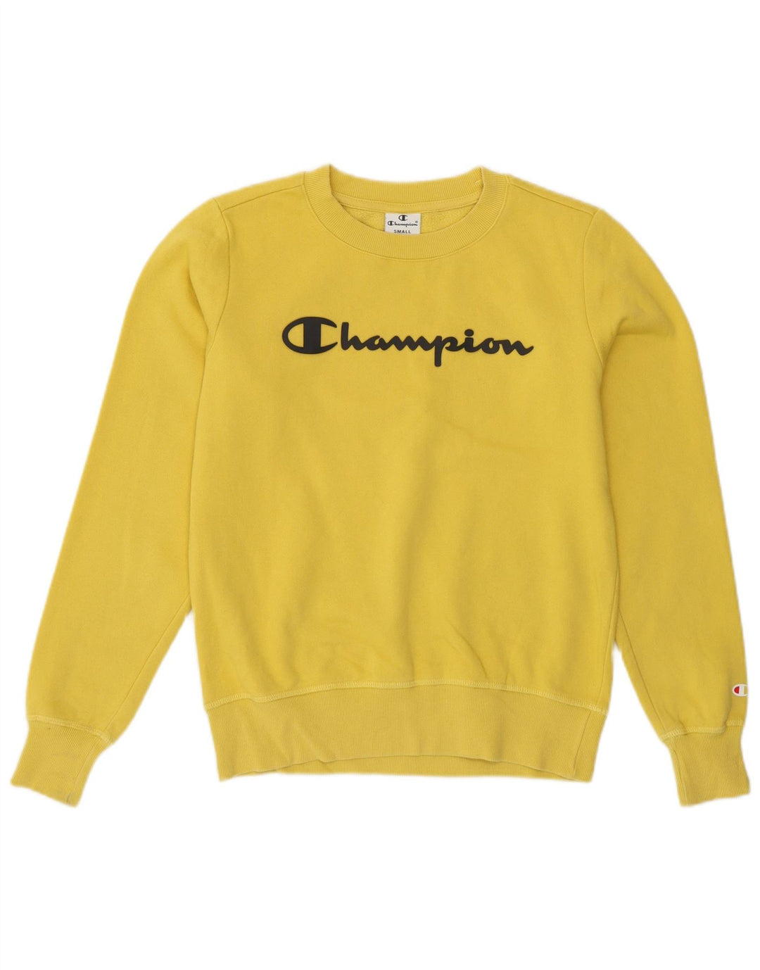 Champion Sweat-shirt graphique pour femme UK 8 Small Jaune