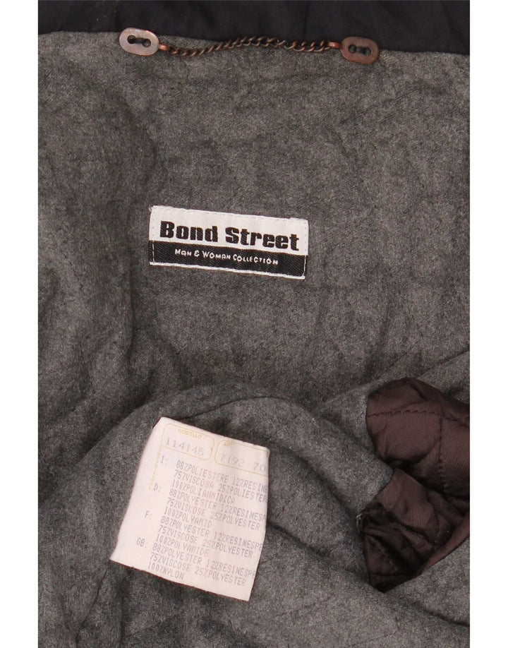 Bond Street Manteau coupe-vent pour homme IT 52 XL Bleu marine Polyester