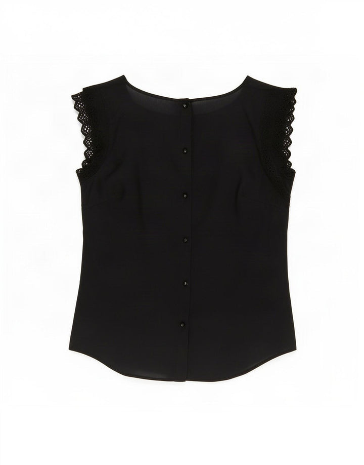 Blouse Top US 1 XS Black Silk | Maison Scotch Femme
