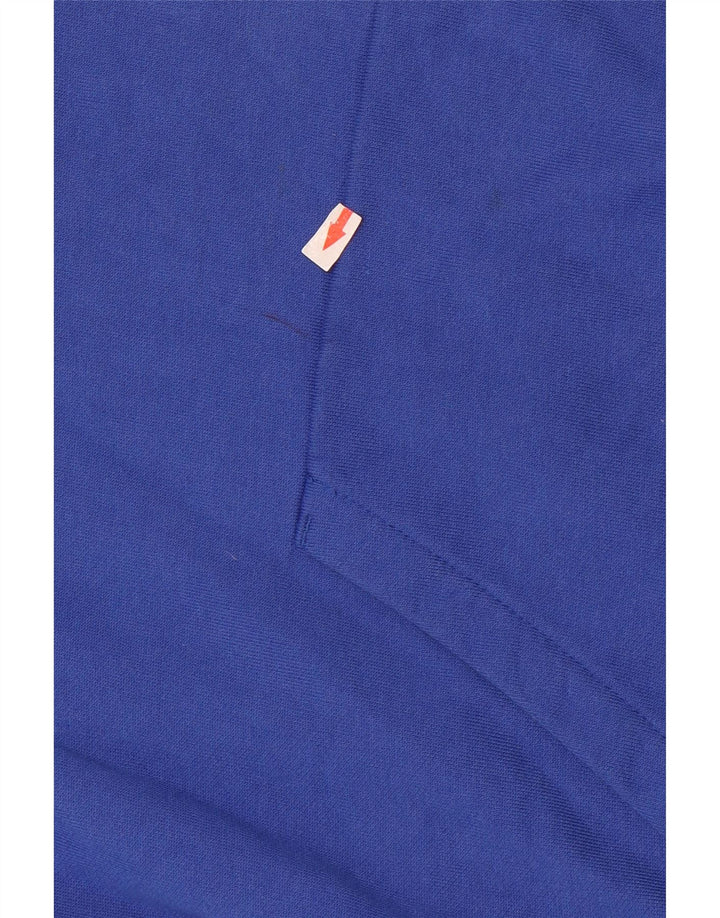 Champion Pull à Capuche Graphique Homme Bleu Moyen Coton