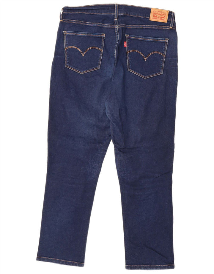 Levi's Jean Droit 724 Taille Haute Femme W32 L26 Bleu Marine