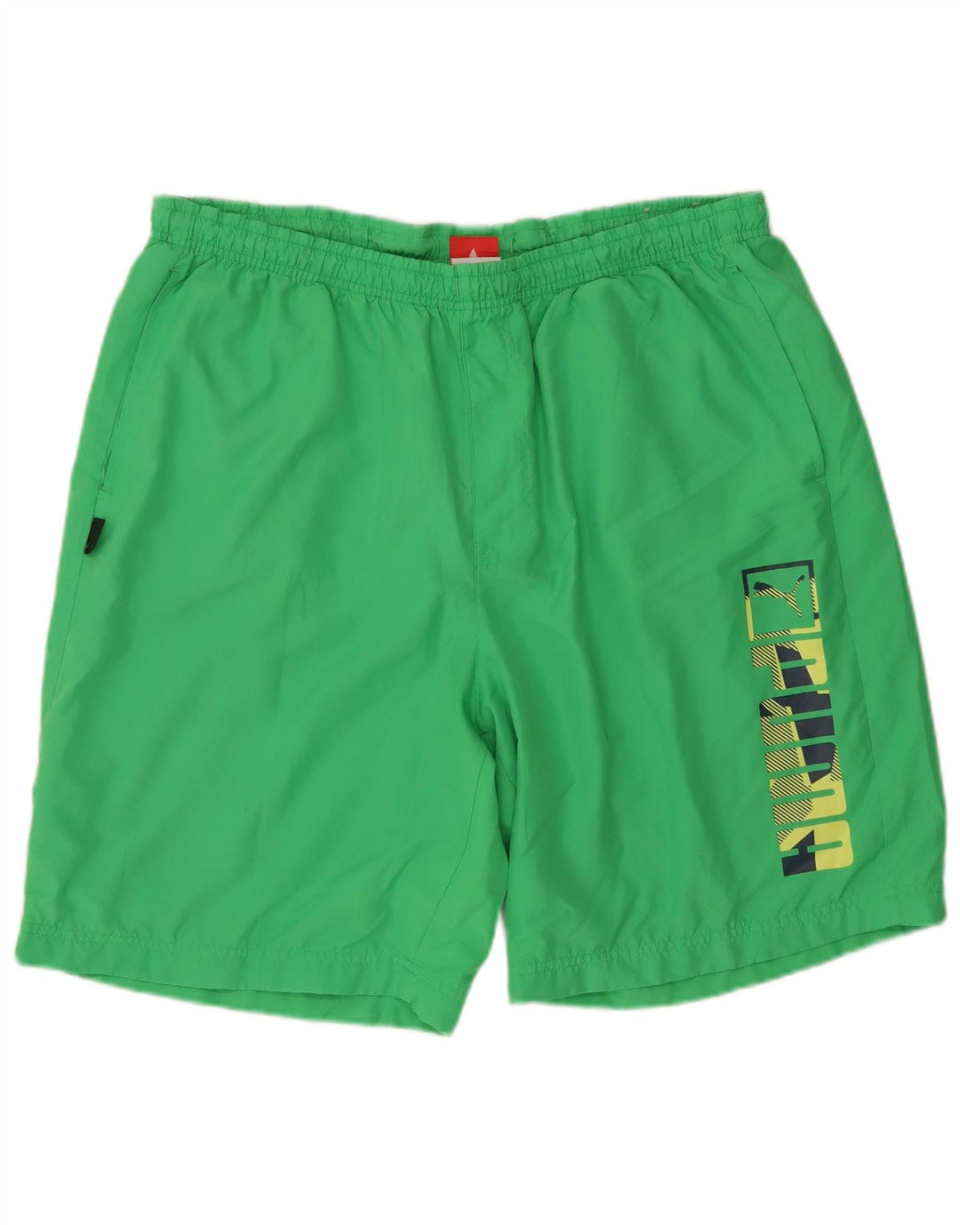 Puma Short de Sport Graphique Homme XL Vert Polyester