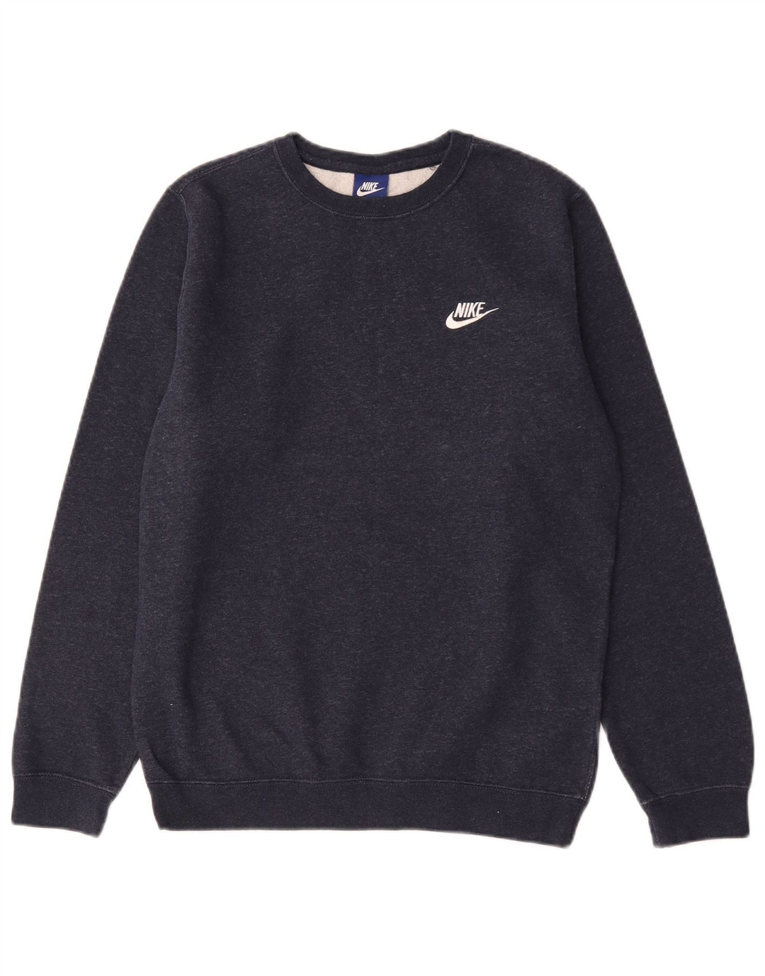 Nike Sweat-shirt pour homme en coton bleu marine Taille S