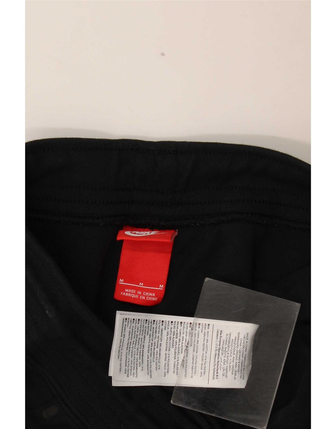 Nike Short de sport pour homme en coton noir moyen