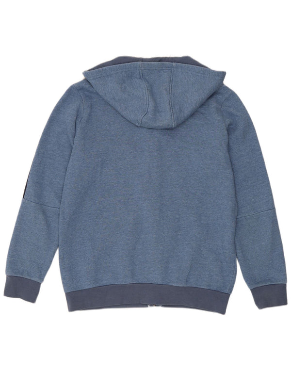 Adidas Pull à capuche zippé garçon 13-14 ans Bleu Coton