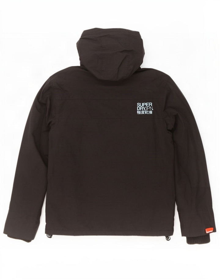 Superdry Veste coupe-vent graphique The Windcheater pour homme UK 38 Medium Noir