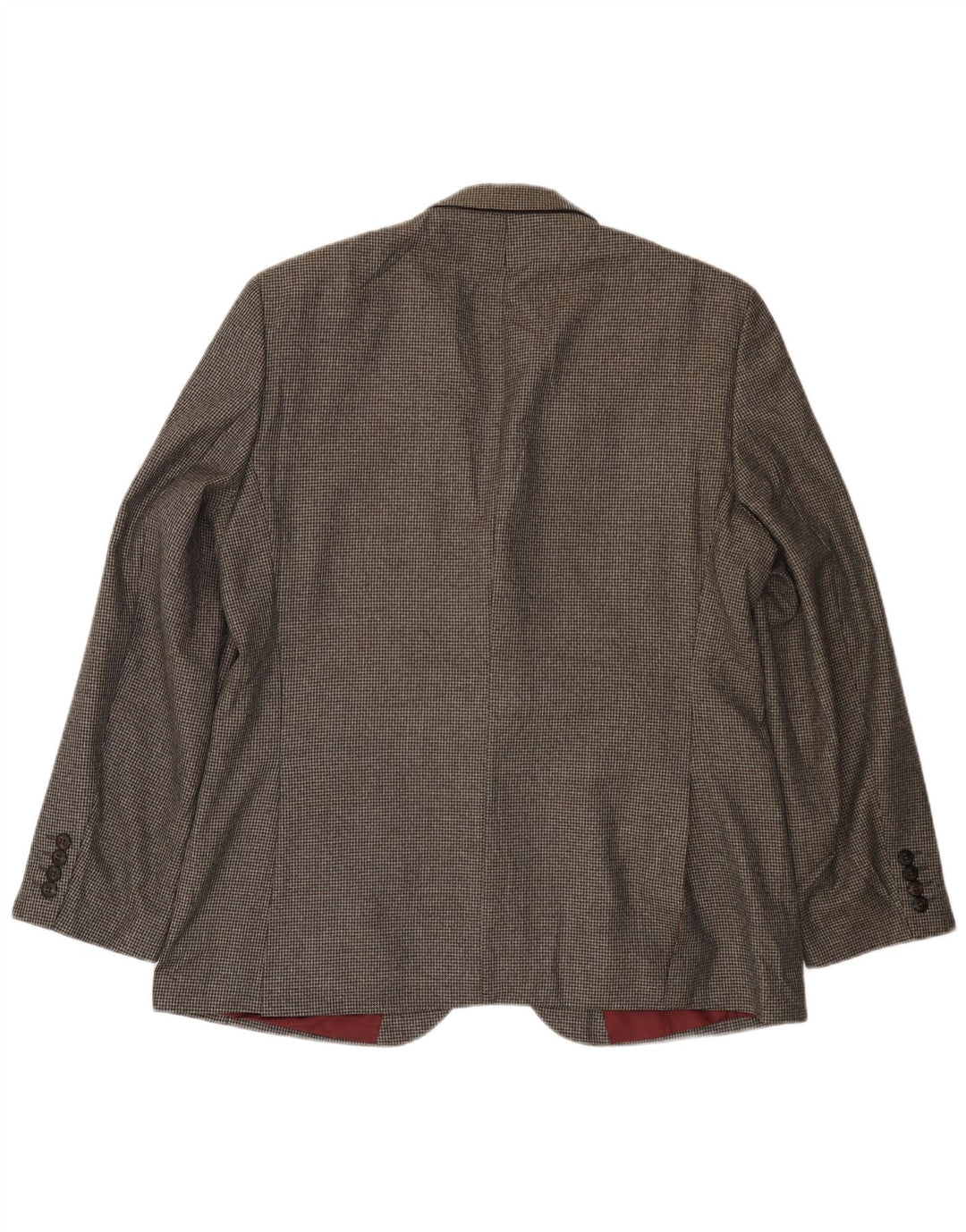 MARKS & SPENCER Veste blazer à 2 boutons pour homme UK 38 pied-de-poule gris moyen