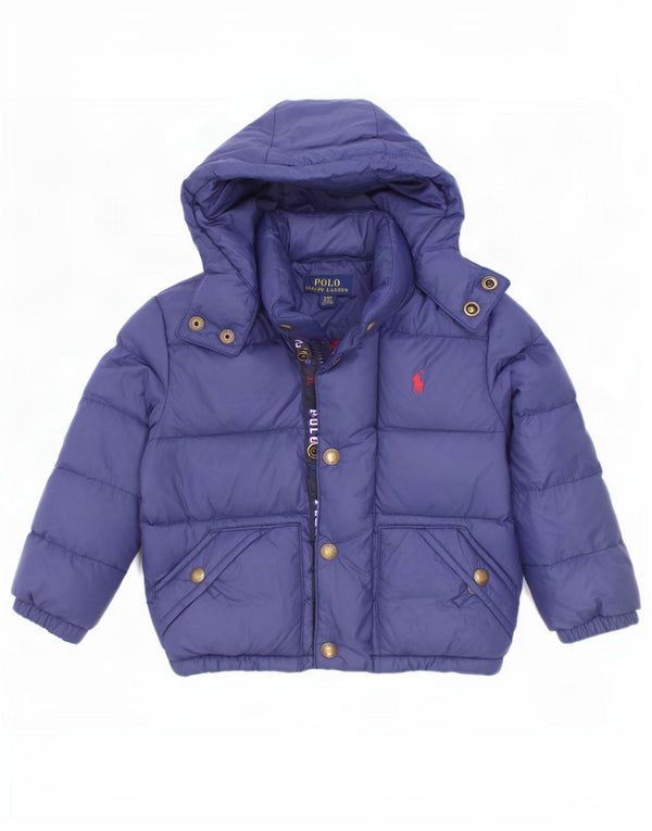 Polo Ralph Lauren Veste matelassée graphique pour bébé garçon 18-24 mois Bleu marine