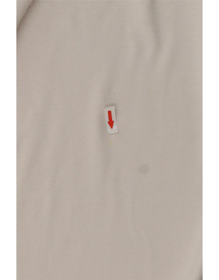Lotto Polo Homme Blanc Moyen Coton