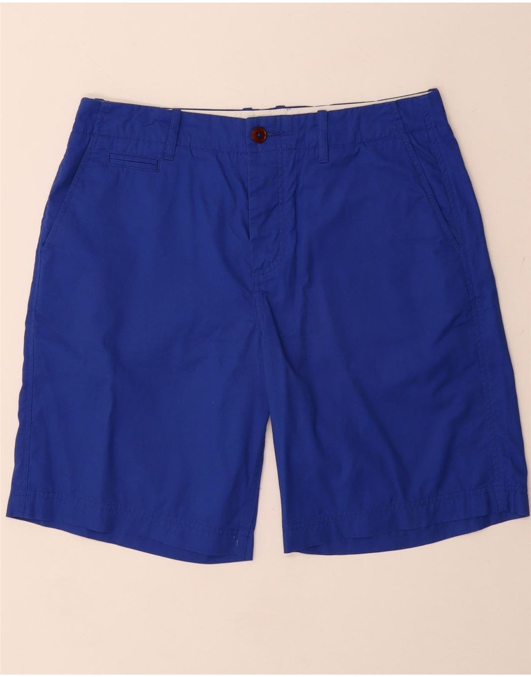FRED PERRY Short Chino Homme W30 Bleu Moyen Coton