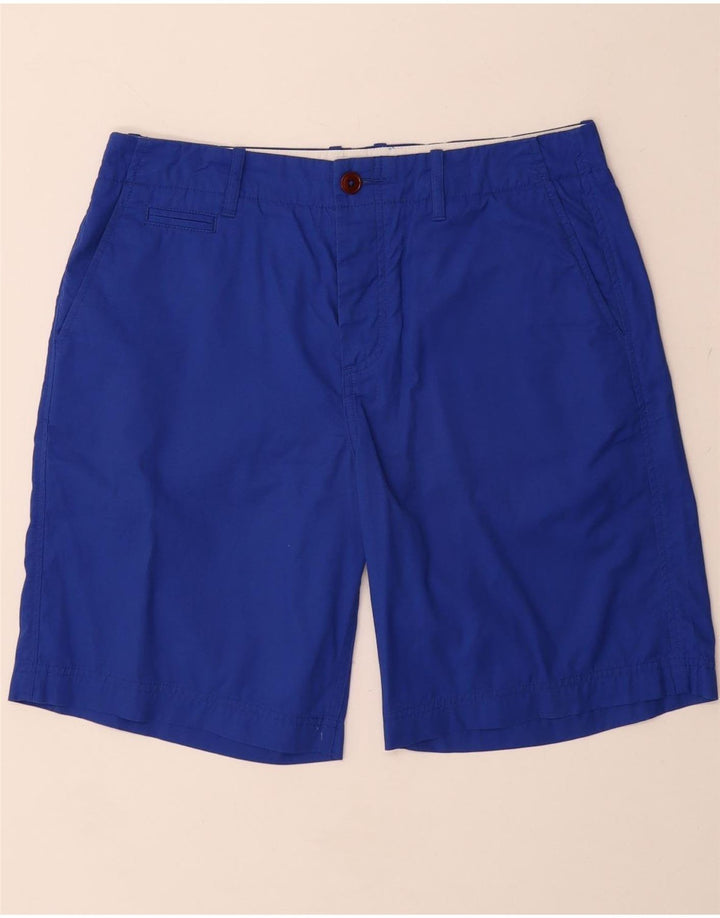 FRED PERRY Short Chino Homme W30 Bleu Moyen Coton