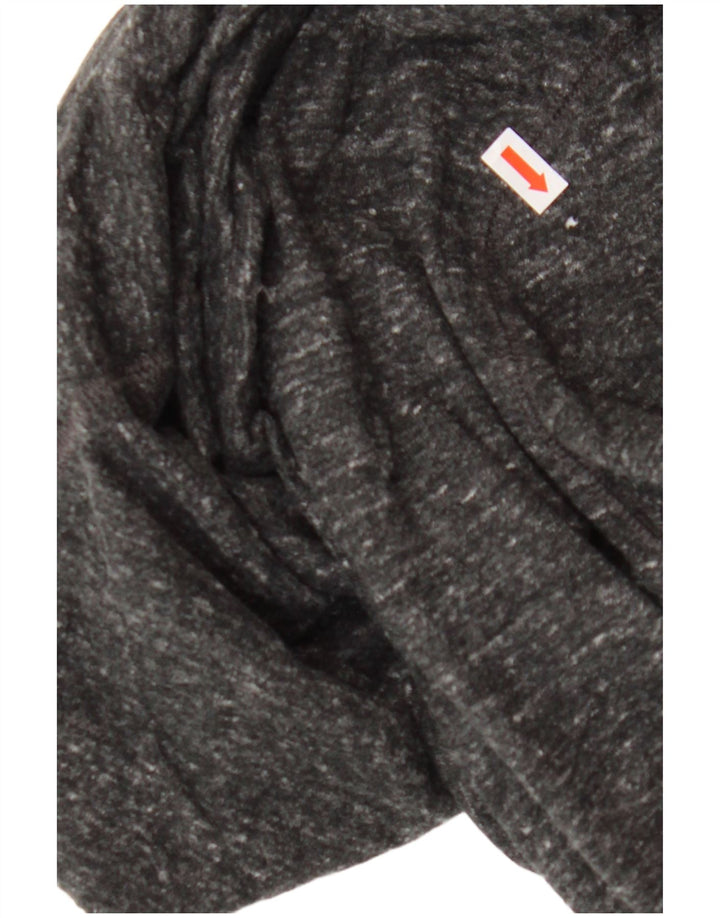 CHAMPION Pull à capuche graphique pour femme UK 44, gris moyen, coton moucheté