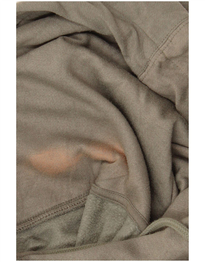 Topshop Pull à capuche surdimensionné pour femme UK 46 Large Kaki Polyester