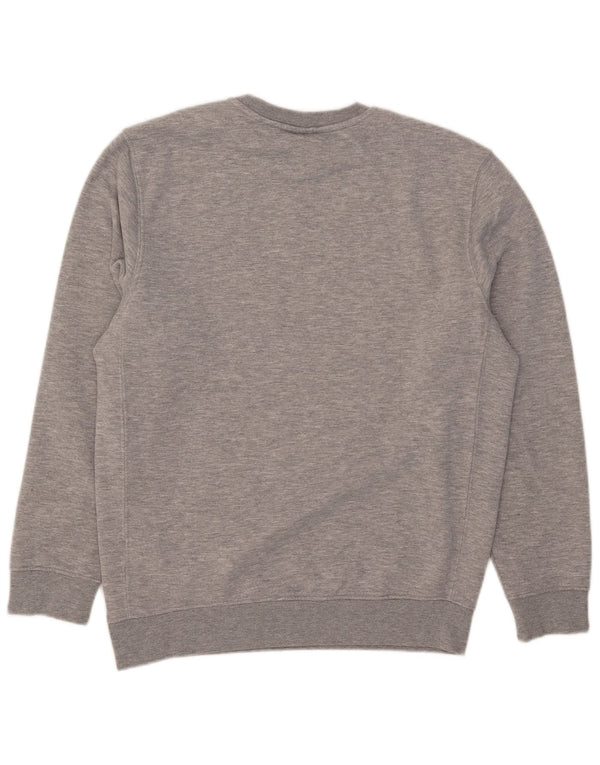 Nike Sweat-shirt graphique pour homme en coton gris Taille L