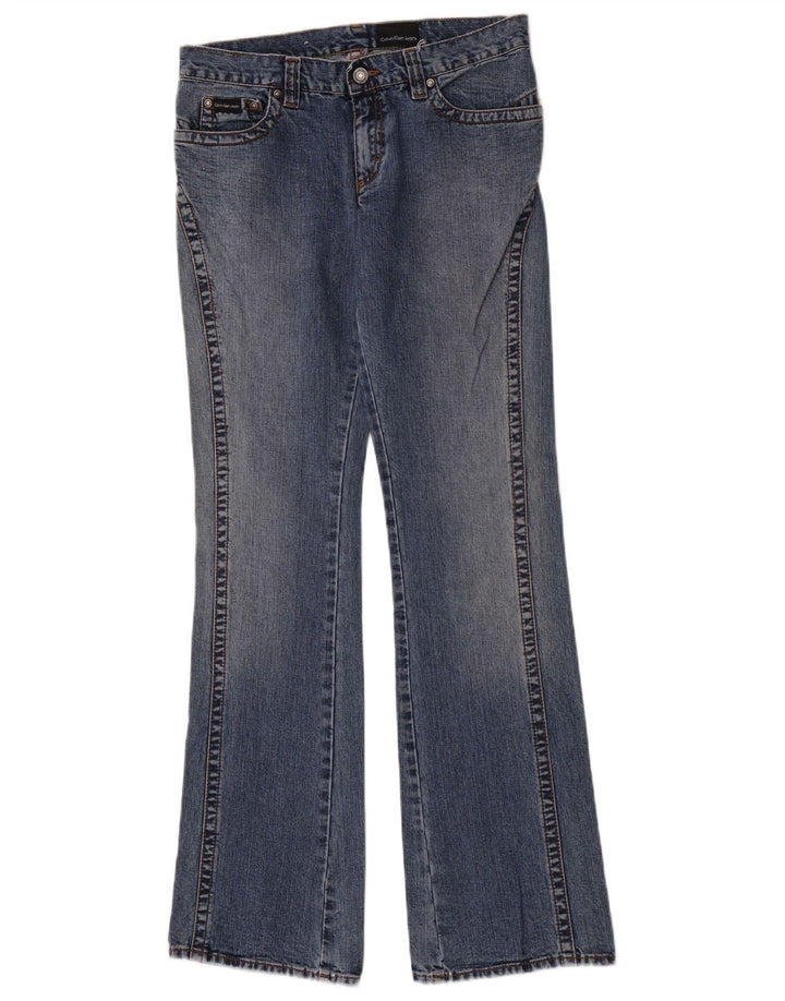 Calvin Klein Jean évasé femme W30 L34 coton bleu