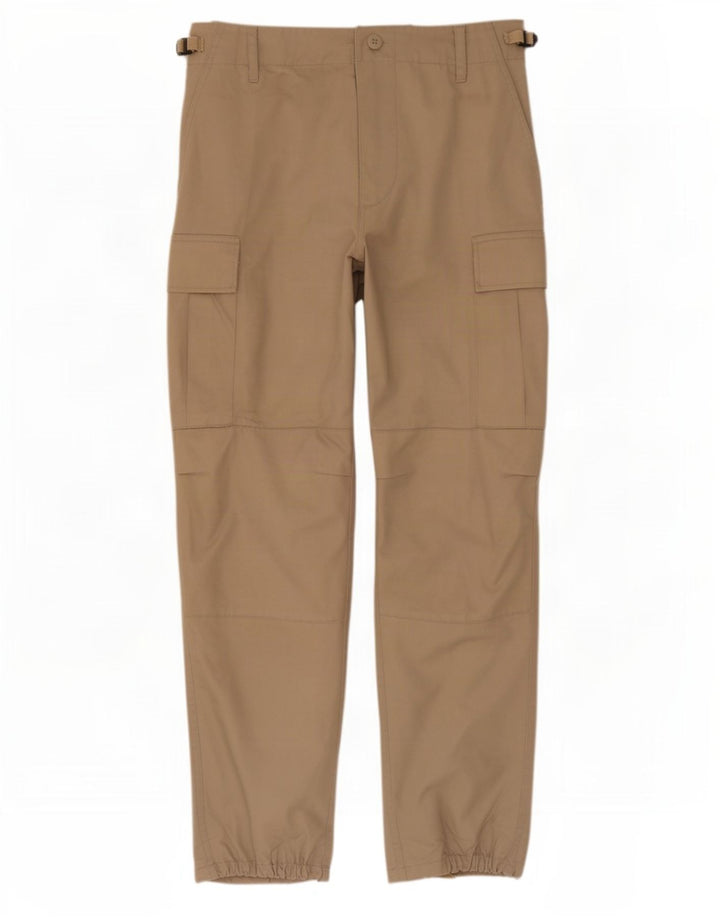 vintage Mens Joggers Cargo Pantalon Moyen W34 L31 Beige
