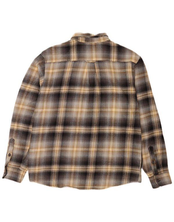 Orvis Chemise en flanelle pour homme Grand coton à carreaux multicolore