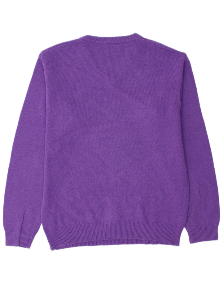 Marlboro Classics Pull col en V pour homme 2XL Violet Laine