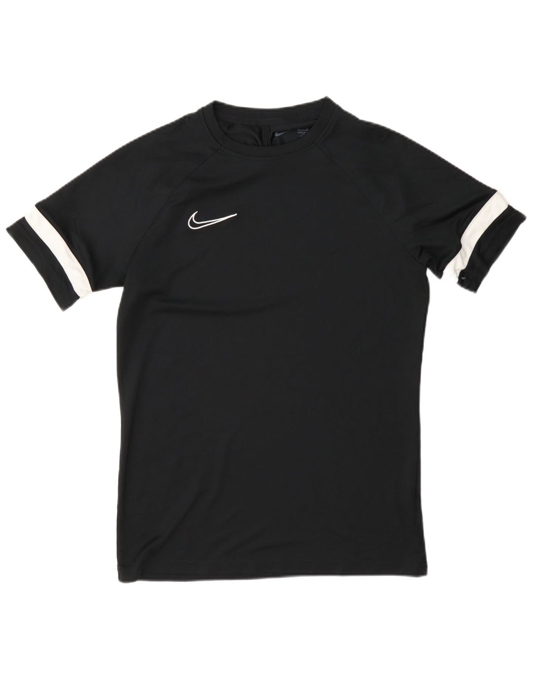 Nike Hommes Dri Fit T-Shirt Haut Noir Colorblock Polyester