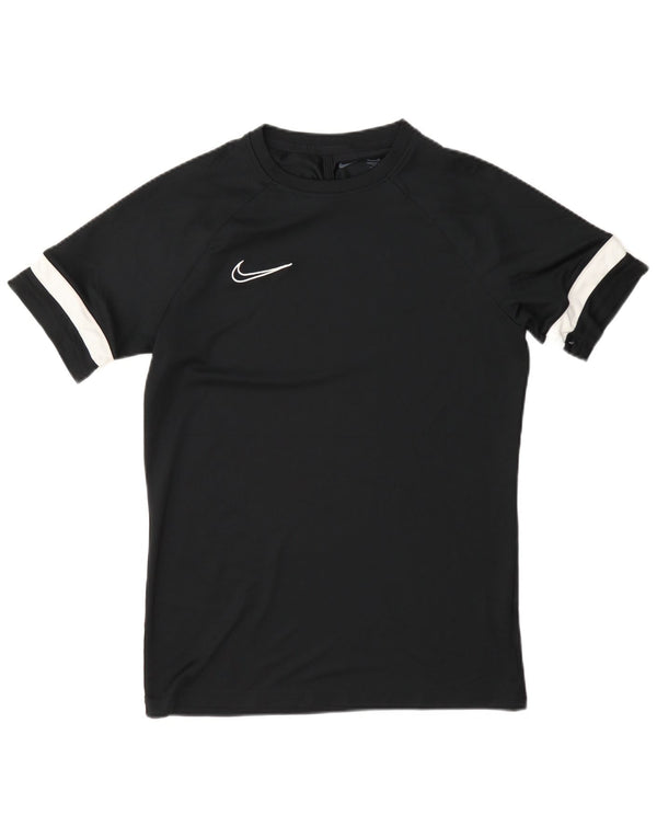Nike Hommes Dri Fit T-Shirt Haut Noir Colorblock Polyester