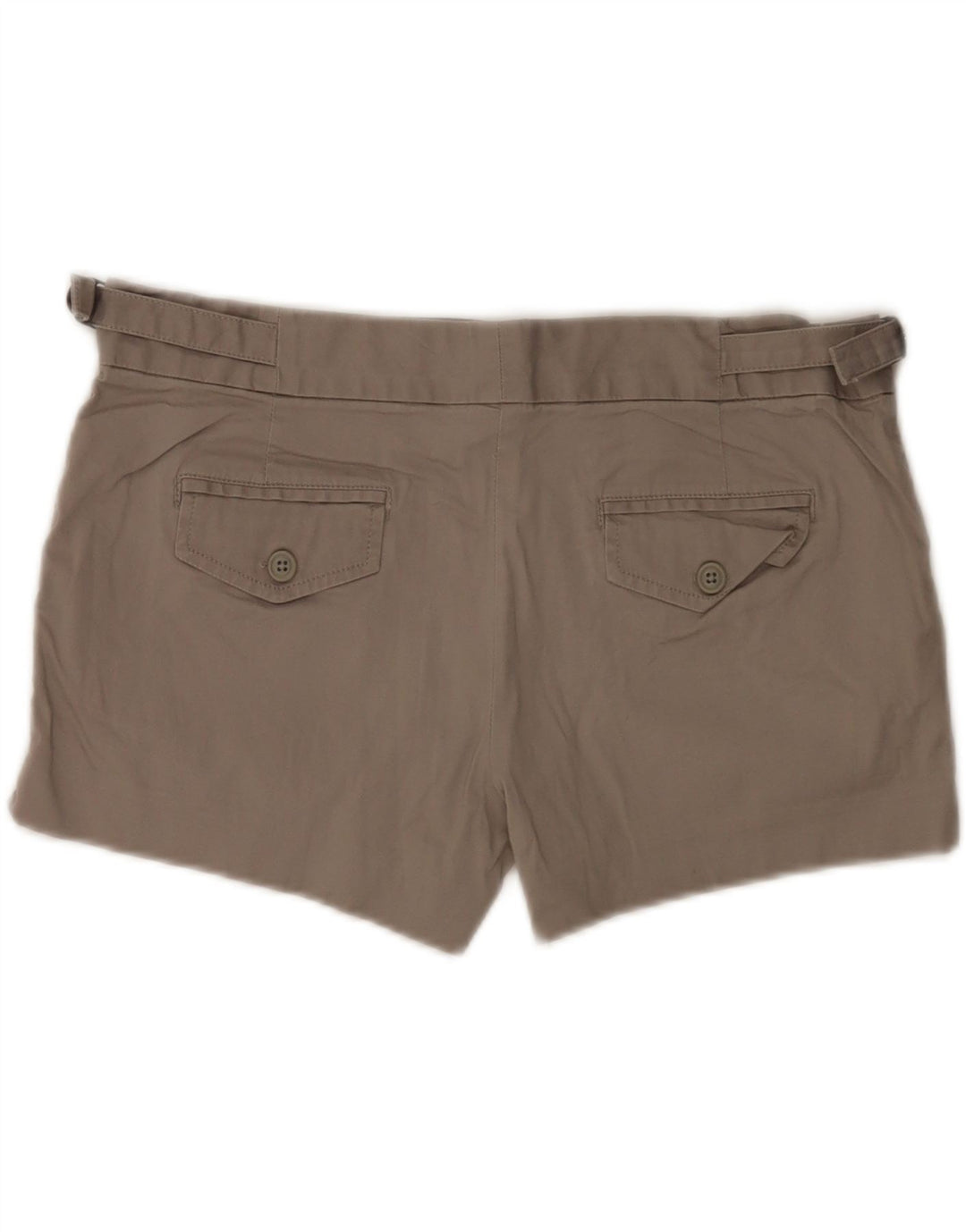 Gap Short Chino Femme UK 12 Medium W32 Gris Coton