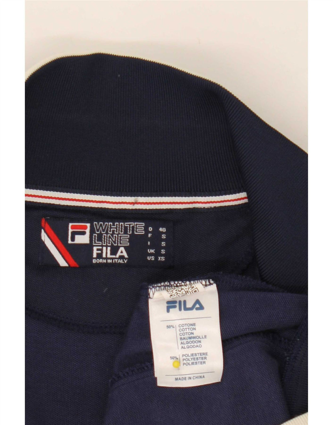 Fila Homme Survêtement Top Veste Petit Bleu Marine Coton